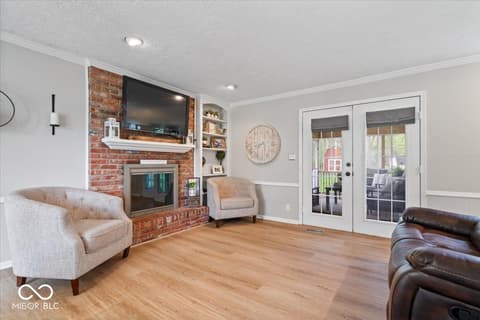 Living room at 13363 Lantern Road, Fishers, IN