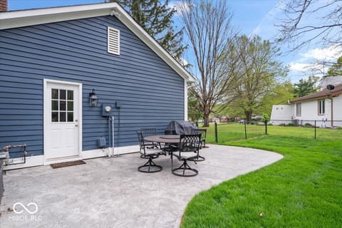 Outdoor living area at 13363 Lantern Road, Fishers, IN