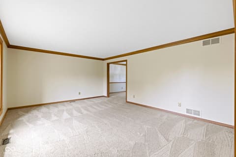Living room at 960 Arrowwood Drive, Carmel, IN