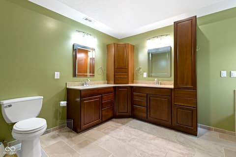 Primary bathroom at 960 Arrowwood Drive, Carmel, IN
