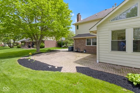 Backyard at 960 Arrowwood Drive, Carmel, IN