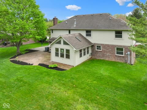 Backyard at 960 Arrowwood Drive, Carmel, IN