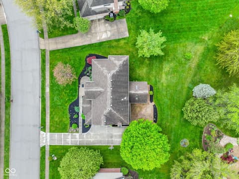 Aerial view at 960 Arrowwood Drive, Carmel, IN