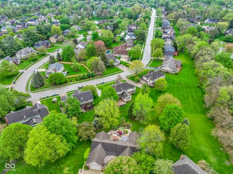 Aerial view at 960 Arrowwood Drive, Carmel, IN