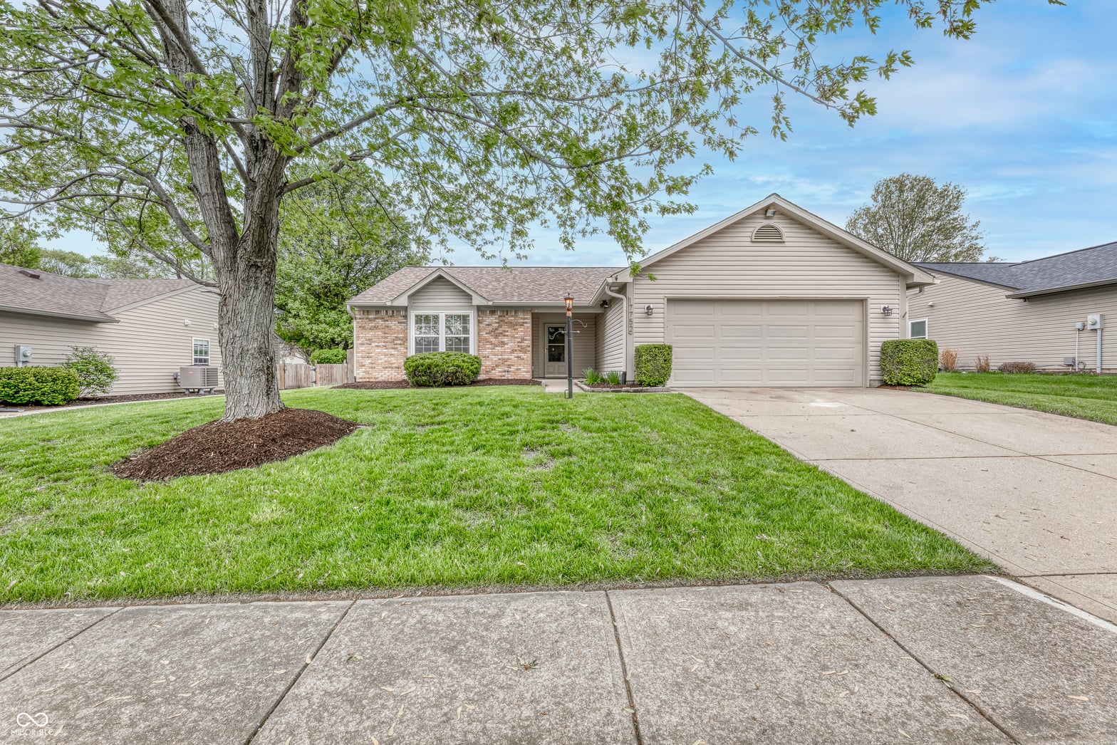 Front exterior at 17752 Sanibel Circle, Westfield, IN