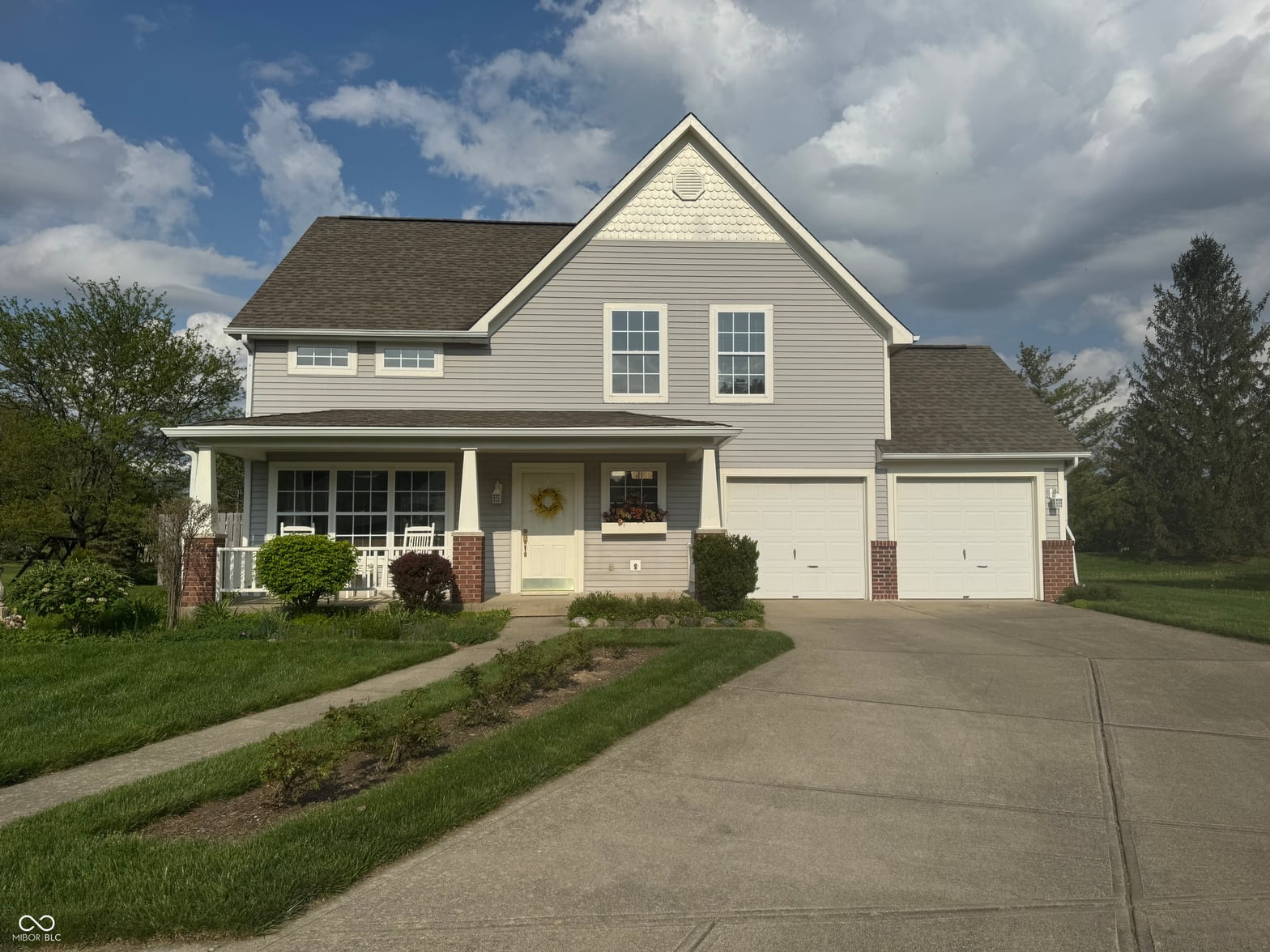Front exterior at 10691 Morristown Court, Carmel, IN