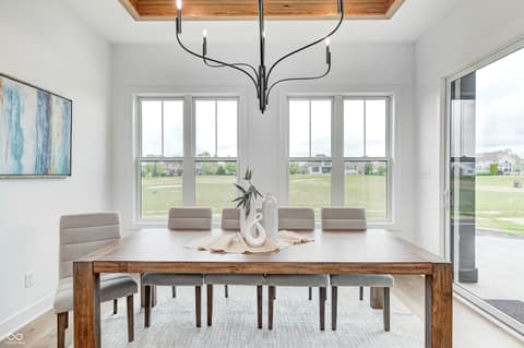 Dining room at 16457 Gleneagles Court, Noblesville, IN