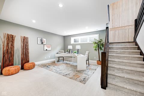 Home office at 16457 Gleneagles Court, Noblesville, IN