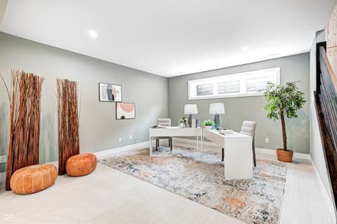Home office at 16457 Gleneagles Court, Noblesville, IN