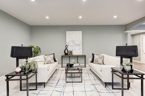 Living room at 16457 Gleneagles Court, Noblesville, IN