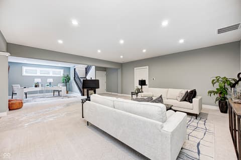 Living room at 16457 Gleneagles Court, Noblesville, IN