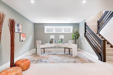 Home office at 16457 Gleneagles Court, Noblesville, IN