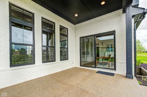 Outdoor living area at 16457 Gleneagles Court, Noblesville, IN