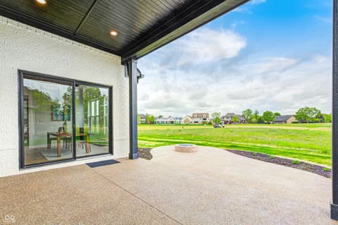 Outdoor living area at 16457 Gleneagles Court, Noblesville, IN