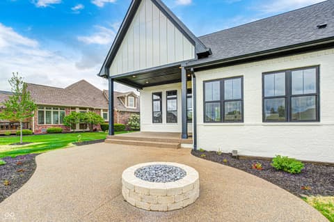 Backyard at 16457 Gleneagles Court, Noblesville, IN