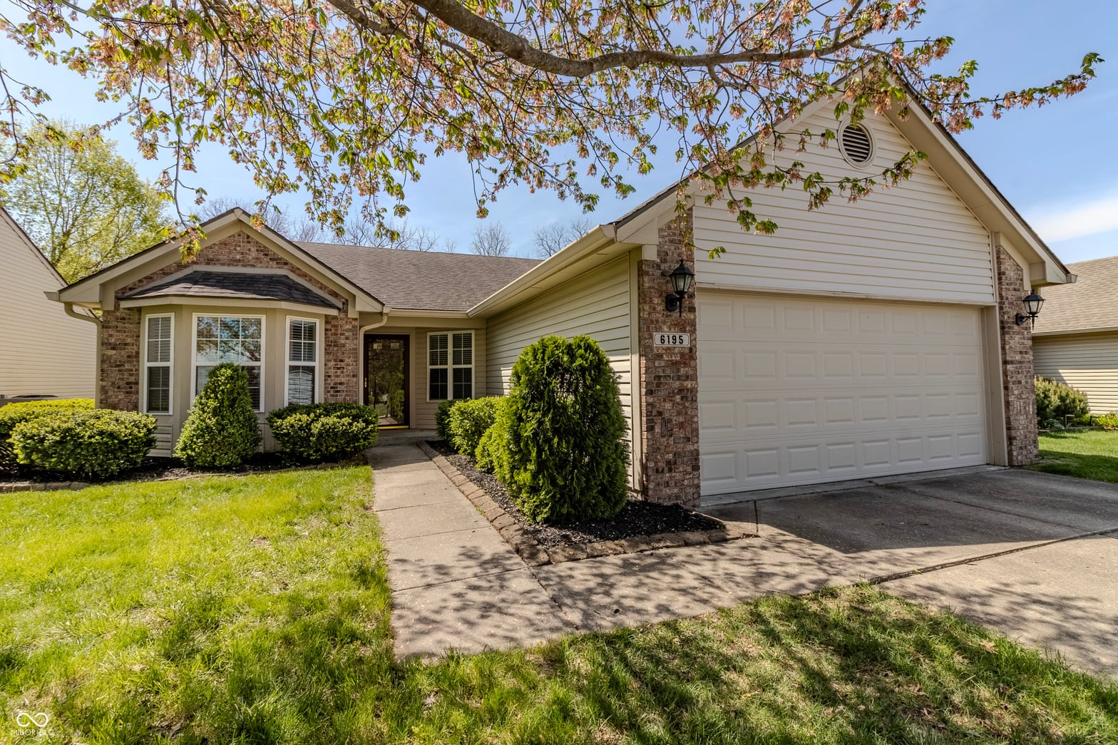 Front exterior at 6195 Woodmill Drive, Fishers, IN