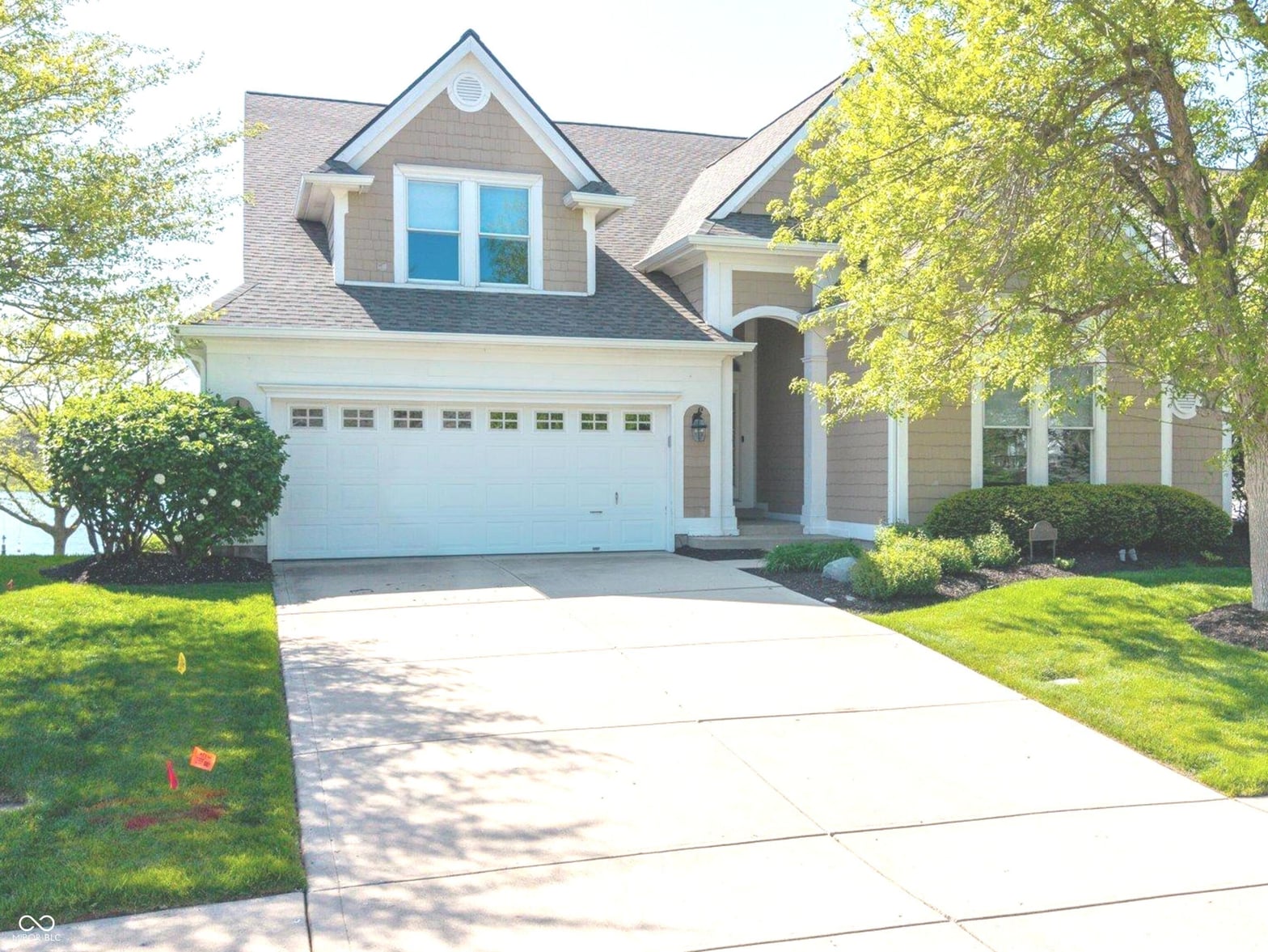 Front exterior at 11484 Lake Stonebridge Lane, Fishers, IN