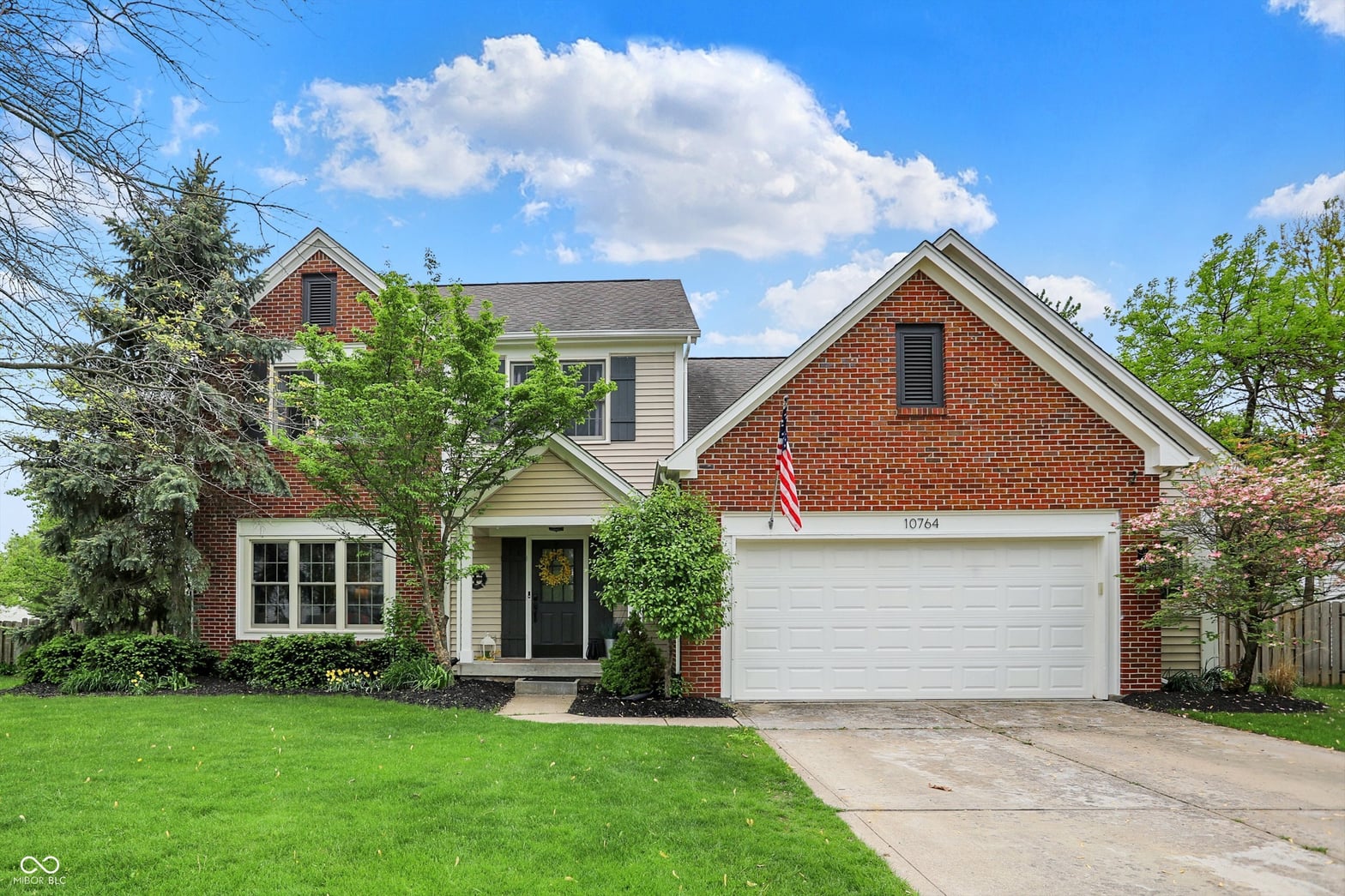 Front exterior at 10764 Gettysburg Place, Carmel, IN