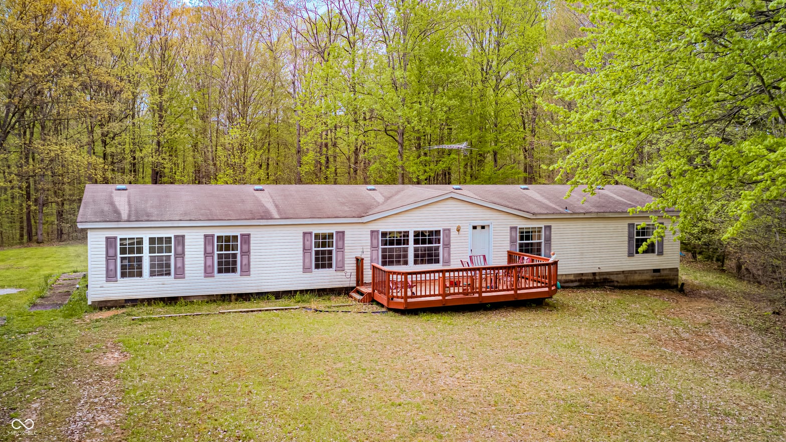 Backyard at 9660 B Old Haggard Road, Morgantown, IN