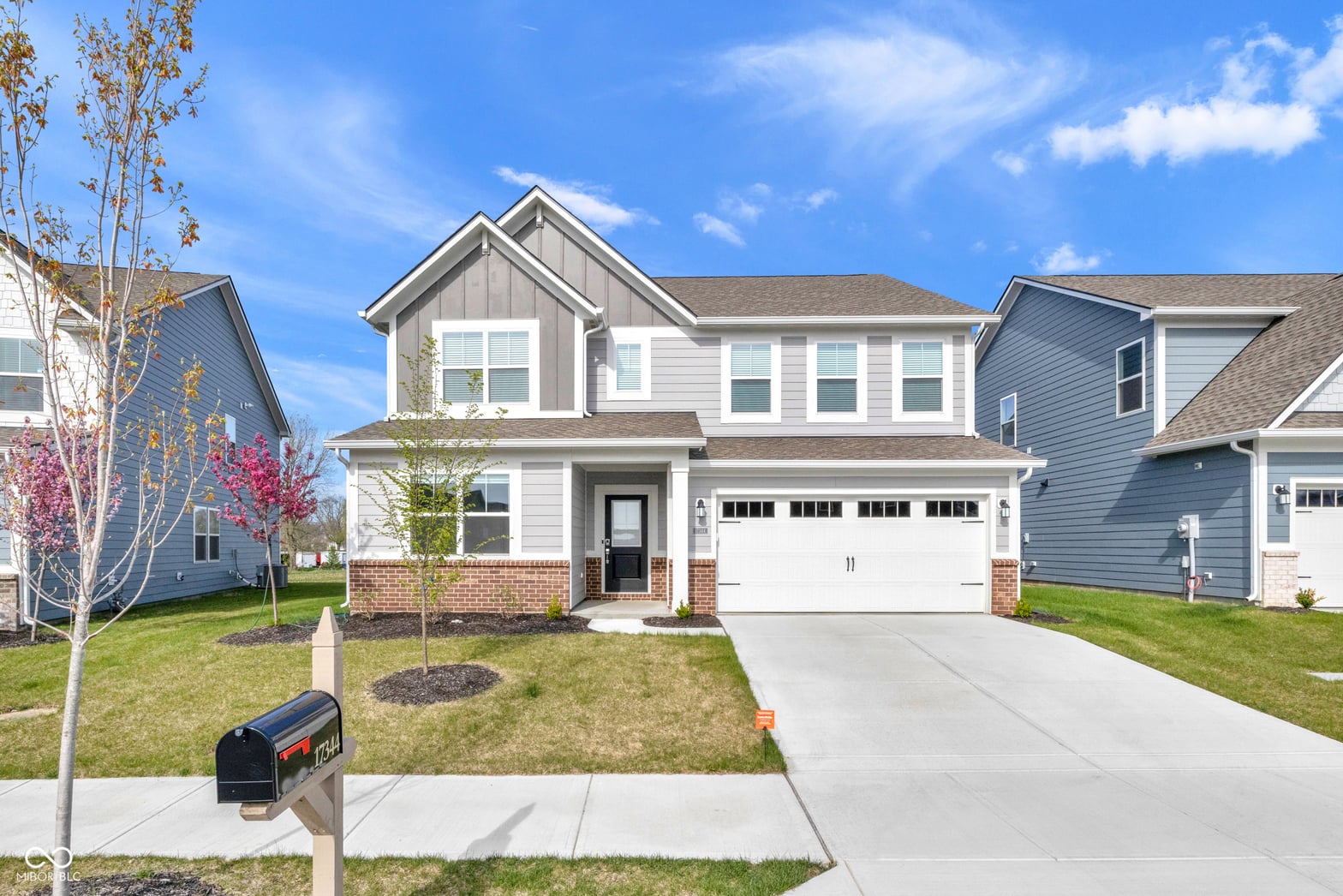 Front exterior at 17344 Hanningfield Way, Westfield, IN