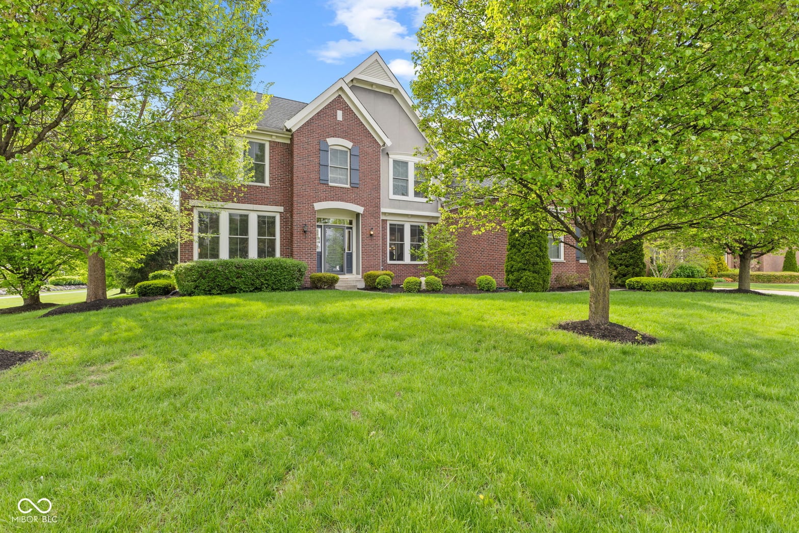 Front exterior at 9749 Soaring Eagle Lane, Fishers, IN