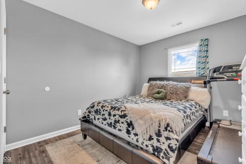 Bedroom at 401 Shadetree Lane, Sheridan, IN