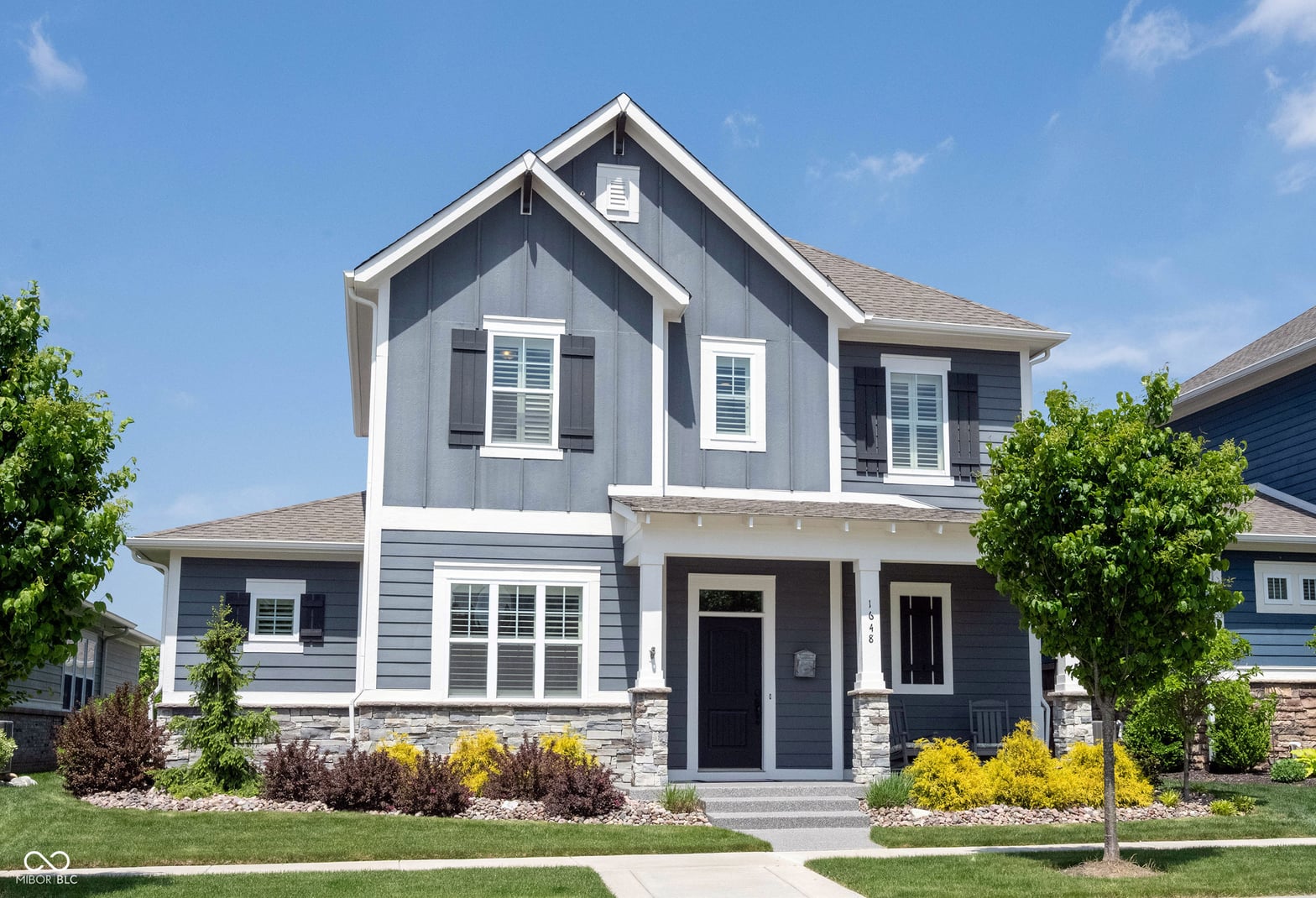 Front exterior at 1648 Rossmay Drive, Westfield, IN