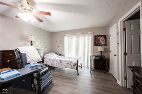 Bedroom at 8066 Cardinal cove Drive E, Indianapolis, IN