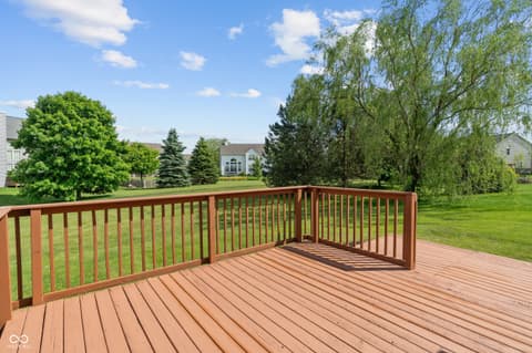 Outdoor living area at 13553 Lorenzo Boulevard, Carmel, IN