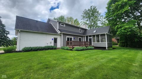 Backyard at 1536 Copperwood Place, Carmel, IN