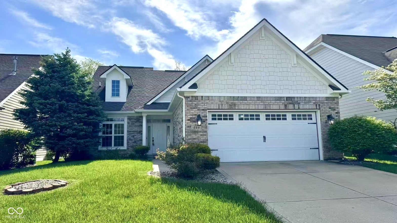 Front exterior at 12551 Hawks Landing Drive, Fishers, IN