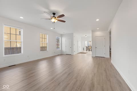 Family room at 608 East 21st Street, Indianapolis, IN