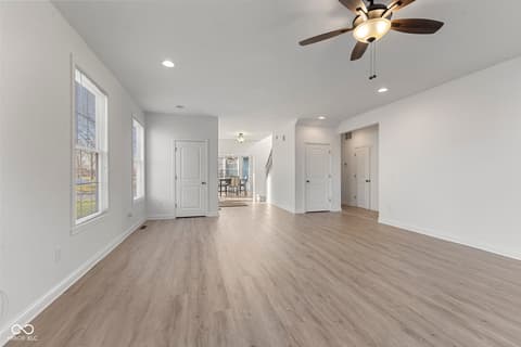 Family room at 608 East 21st Street, Indianapolis, IN