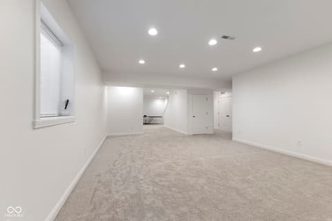 Family room at 608 East 21st Street, Indianapolis, IN