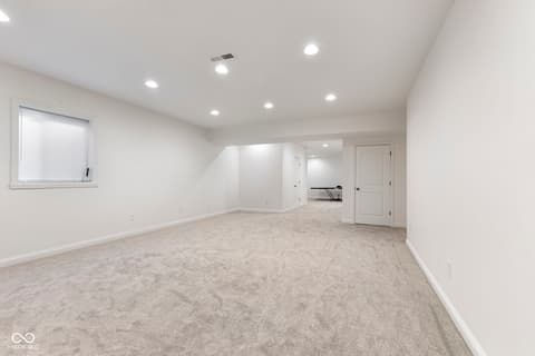Family room at 608 East 21st Street, Indianapolis, IN