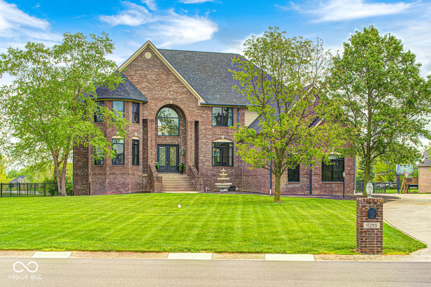 Front exterior at 16285 Remington Drive, Fishers, IN