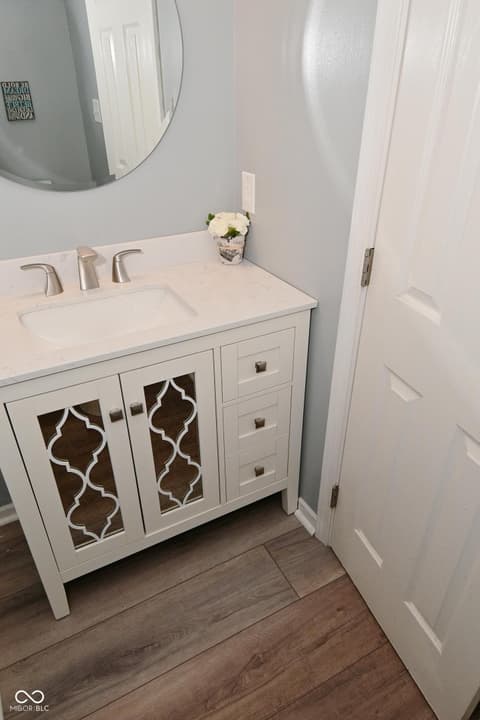 Bathroom at 8627 Lansdowne Drive, Fishers, IN