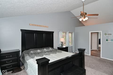Primary bedroom at 8627 Lansdowne Drive, Fishers, IN