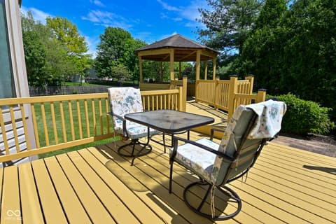 Outdoor living area at 8627 Lansdowne Drive, Fishers, IN