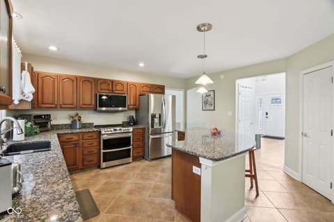 Kitchen at 2884 Brook Vista Drive, Carmel, IN