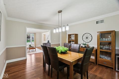Dining room at 2884 Brook Vista Drive, Carmel, IN