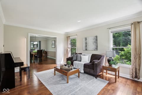 Living room at 2884 Brook Vista Drive, Carmel, IN