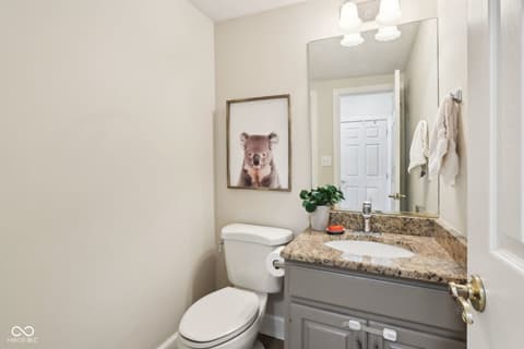 Bathroom at 2884 Brook Vista Drive, Carmel, IN
