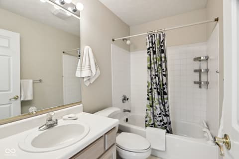 Bathroom at 2884 Brook Vista Drive, Carmel, IN