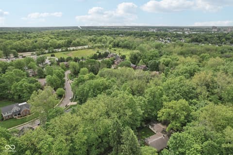 Aerial view at 2884 Brook Vista Drive, Carmel, IN