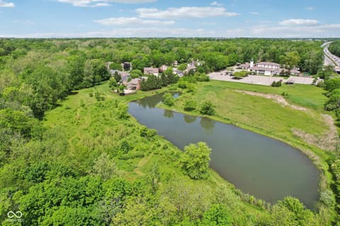 Aerial view at 2884 Brook Vista Drive, Carmel, IN