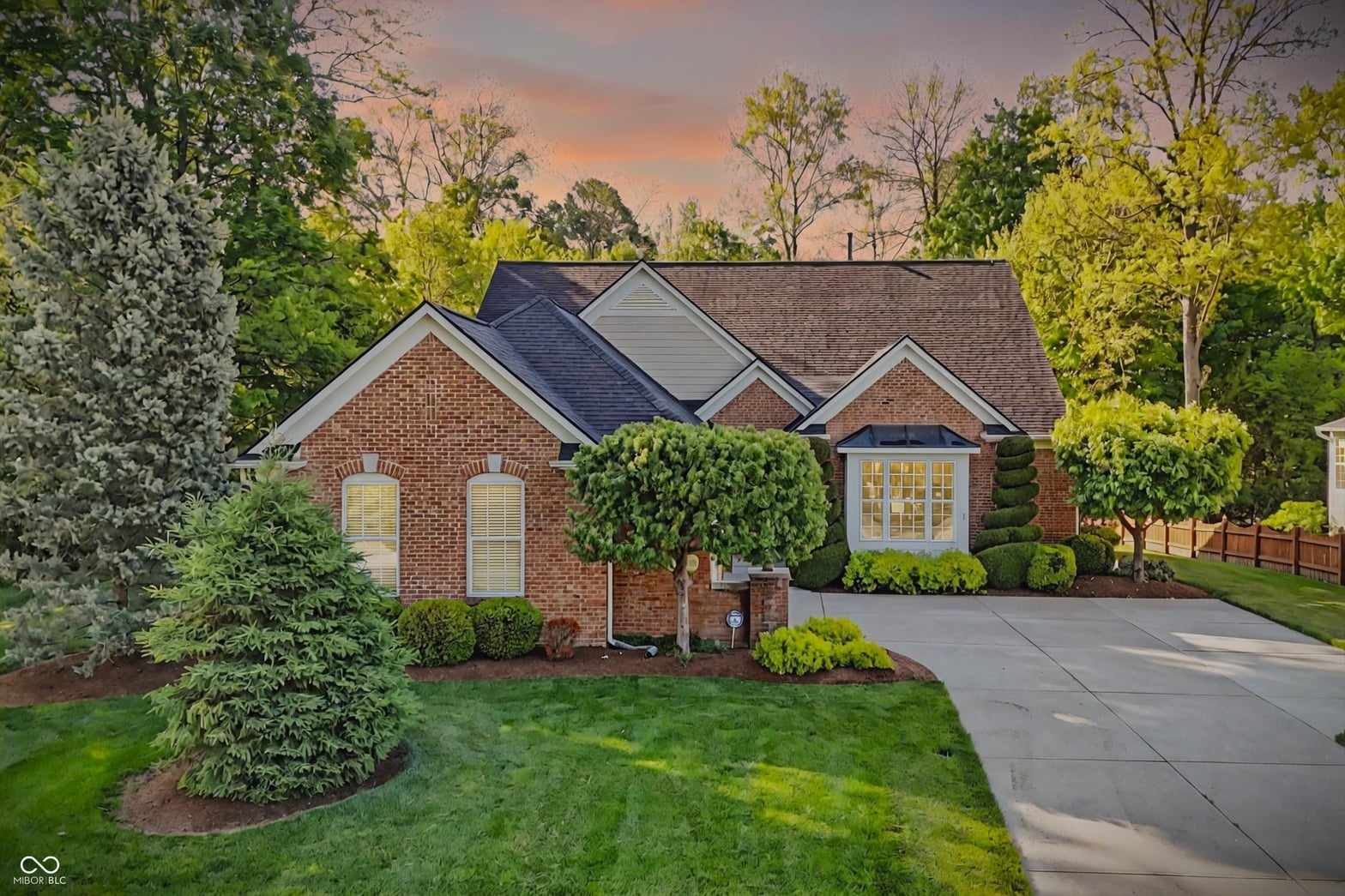 Front exterior at 12065 Gray Eagle Drive, Fishers, IN