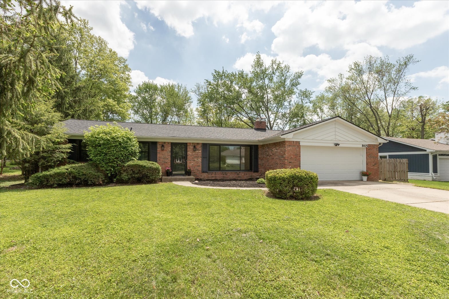 Front exterior at 8415 Los Robles Road, Fishers, IN