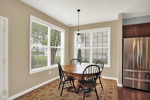 Dining room at 4602 Amesbury Place, Westfield, IN