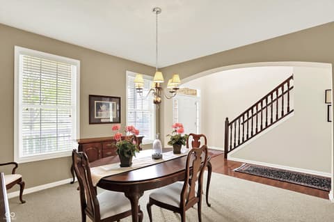 Dining room at 4602 Amesbury Place, Westfield, IN